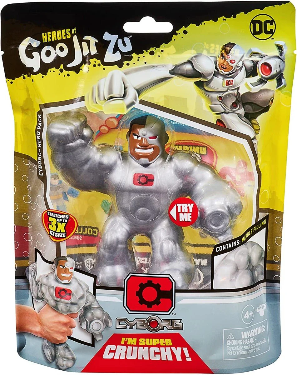 Heroes of Goo Jit Zu DC Hero Pack Cyborg 41219 - Image 5