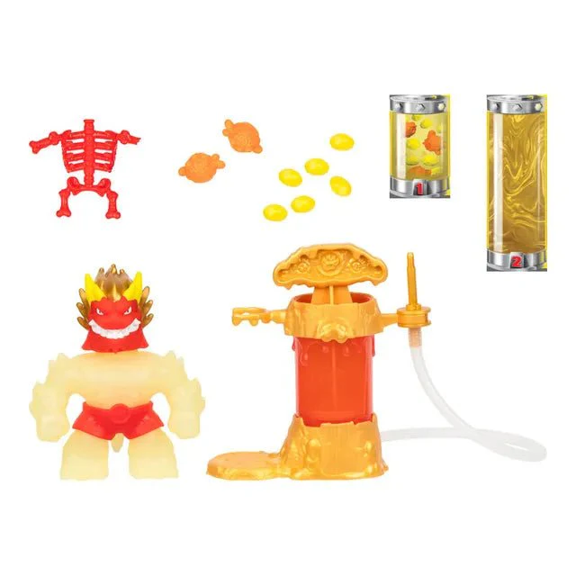 Heroes Of Goo Jit Zu Hero Creator Blazagon Figure Set Glow In The Dark 42993 - Image 7