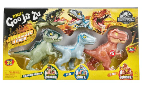 Heroes of Goo Jit Zu Jurassic World Action Figure 3pk 41468