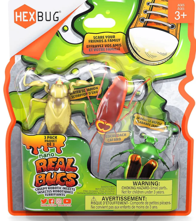 HexBug Nano Real Bugs 3-Pack 6068914