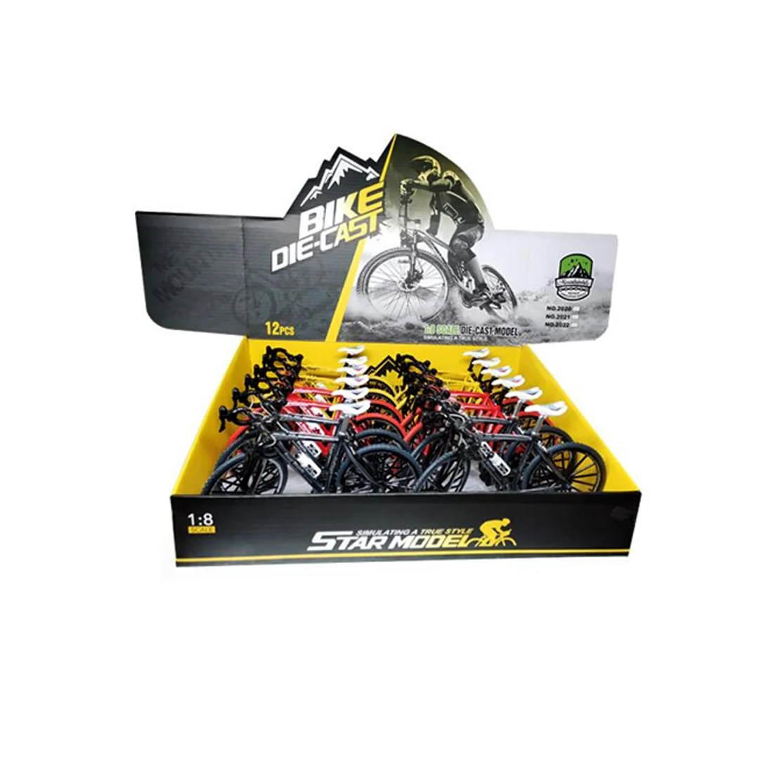 High Quality Die-cast Metal Bicycle Model 1:10 Scale City Bike for Mini Collection Assorted 2020