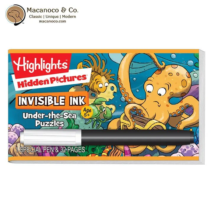 Highlights Hidden Pictures Invisible Ink Under-the-Sea Puzzles HLGA