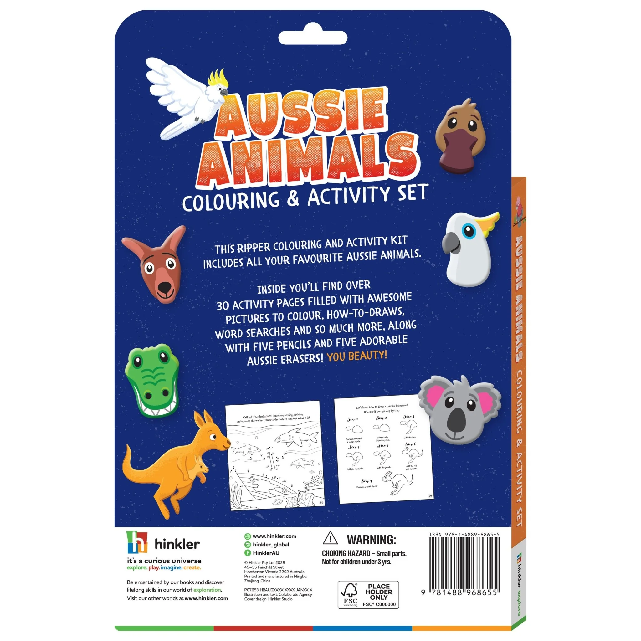 Hinkler Aussie Animals Colouring & Activity Set 923173 - Image 4