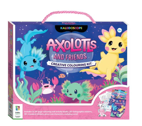 Hinkler Axolotls & Friends Creative Colouring Kit HBM00793