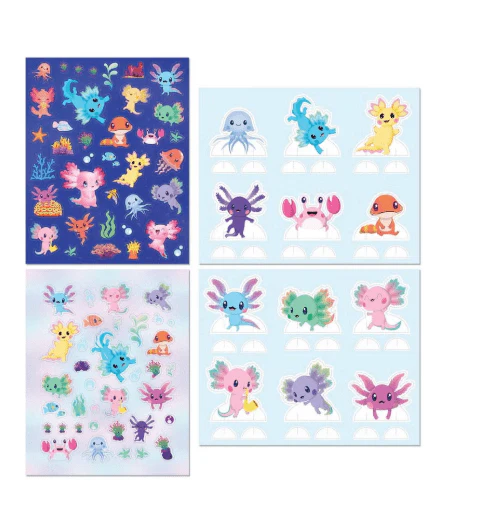 Hinkler Axolotls & Friends Creative Colouring Kit HBM00793 - Image 2