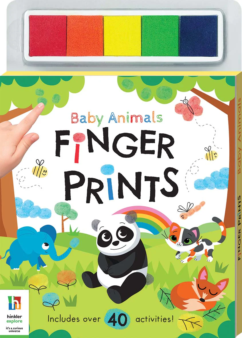 Hinkler Baby Animals Finger Prints 945137