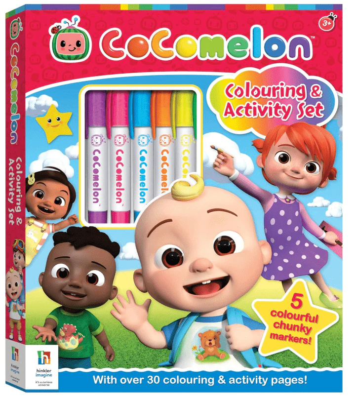 Hinkler Cocomelon Kaleidoscope Colouring & Activity Kit 947728HK