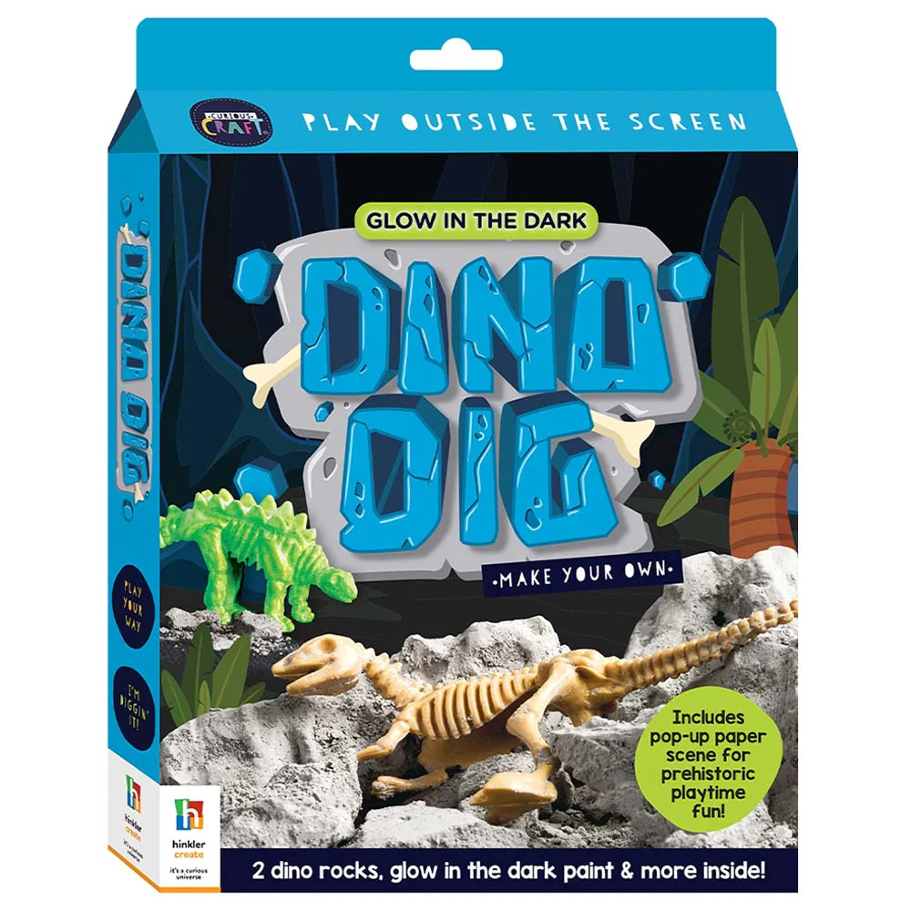 Hinkler Curious Craft Make Your Own Dino Dig Kit 805985