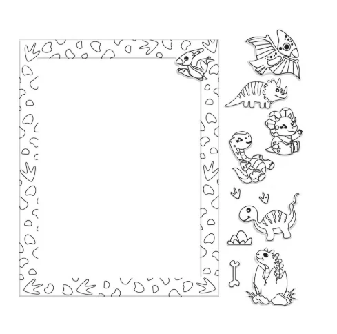 Hinkler Dinosaurs Colour-Me Magnets 933233 - Image 2