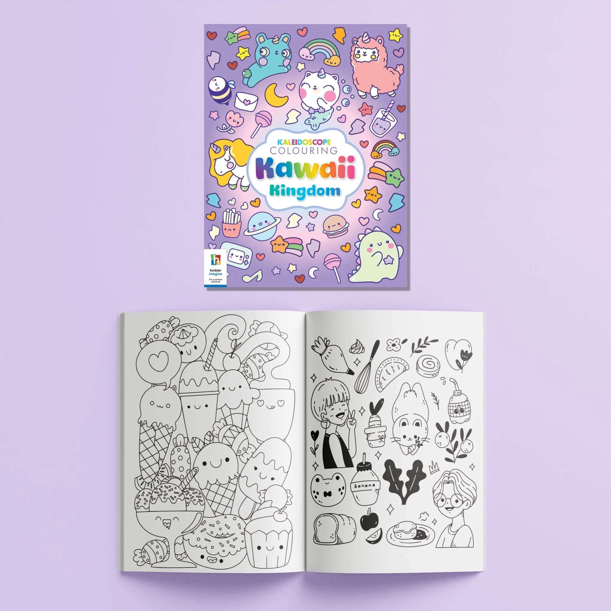 Hinkler Kaleidoscope Colouring Kawaii Ultimate Activity Kit 948763 - Image 3