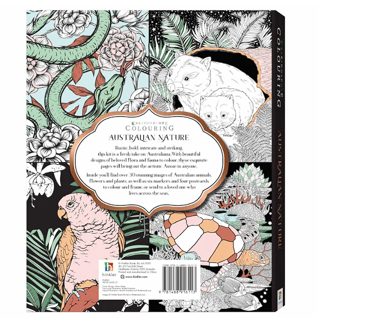 Hinkler Kaleidoscope Colouring Kit: Australian Nature - Image 2