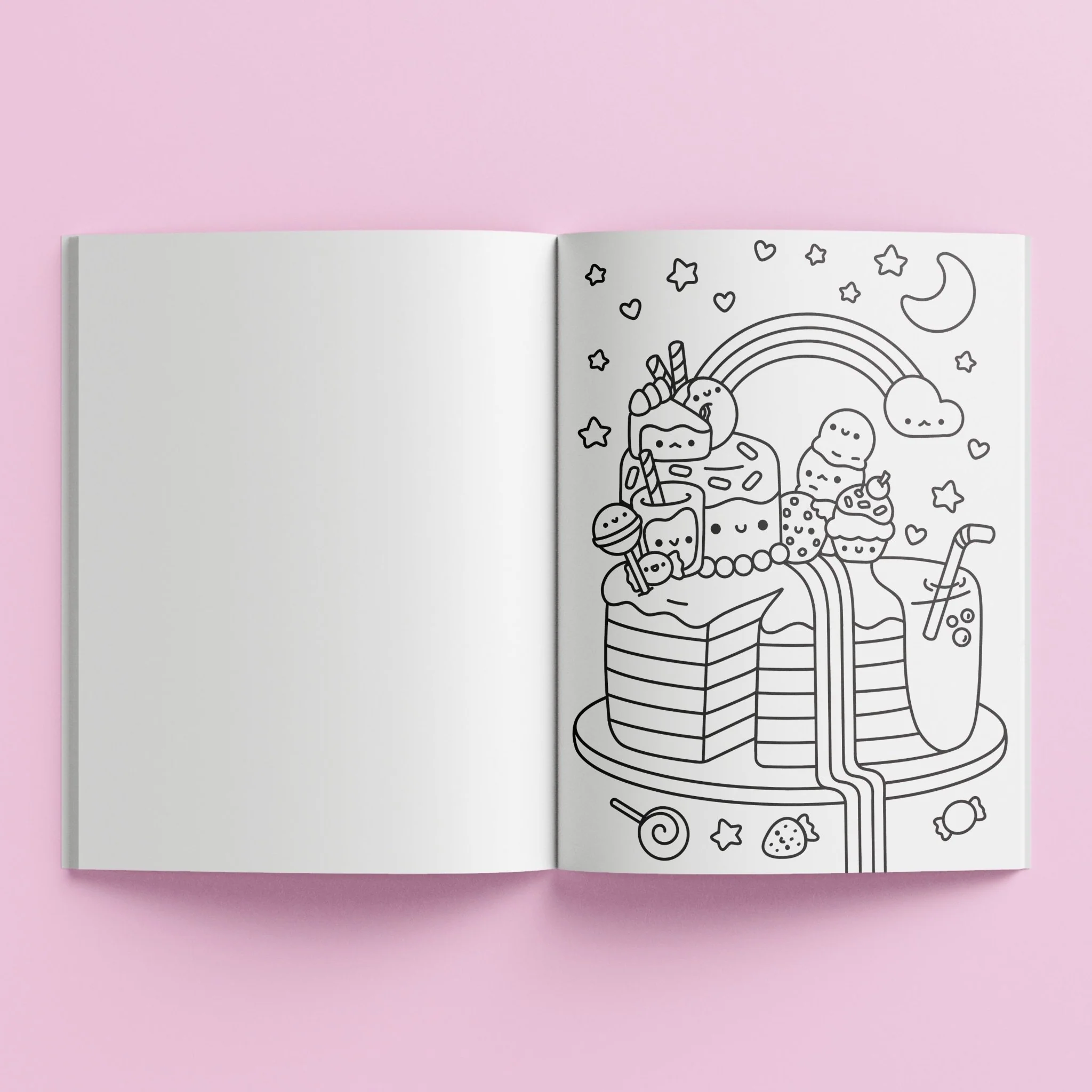 Hinkler Kaleidoscope Sticker Colouring: Totally Kawaii 947452 - Image 4