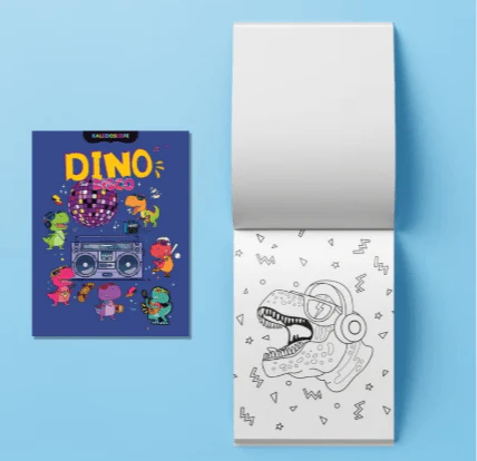 Hinkler Kaleidoscope Dino Disco Colouring Kit 958380 - Image 3