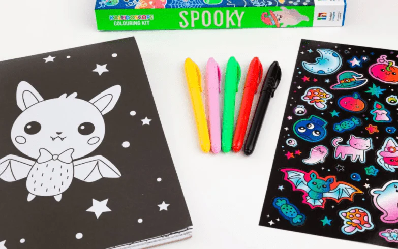 Hinkler Kaleidoscope Spooky Colouring Kit HBM00037 - Image 2