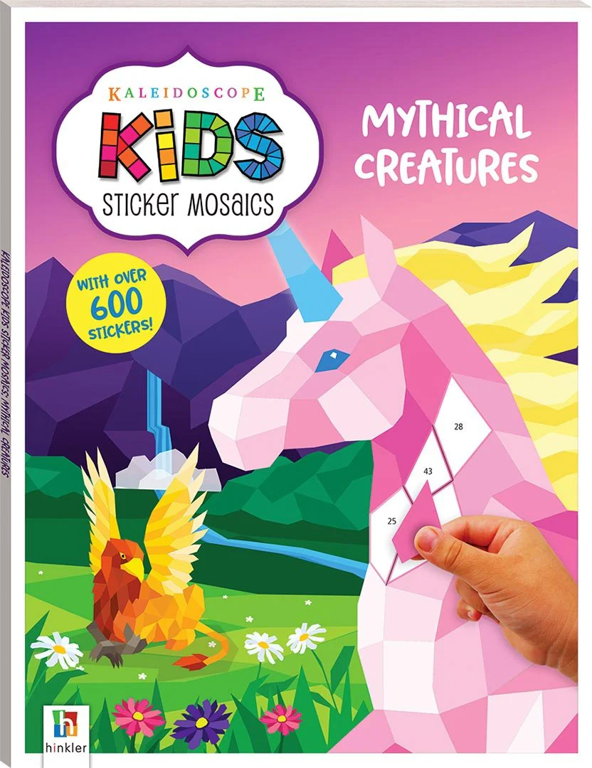 Hinkler Kaleidoscope Kids Sticker Mosaics: Mythical Creatures 942181