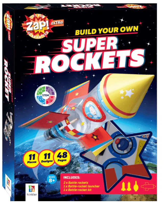 Hinkler Zap! Extra Build Your Own Super Rockets 916267HK