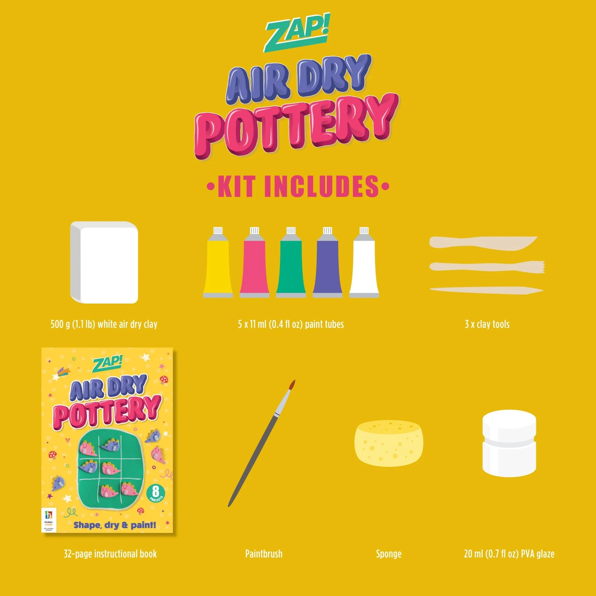 Hinkler Zap! Pottery Kit HBM00538 - Image 4