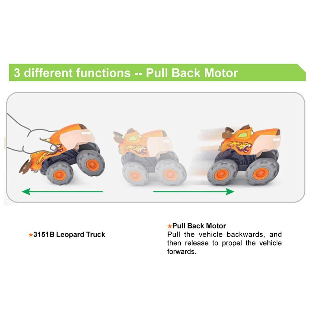 Hola Tiger Monster Truck Orange 3151B B1108 - Image 2