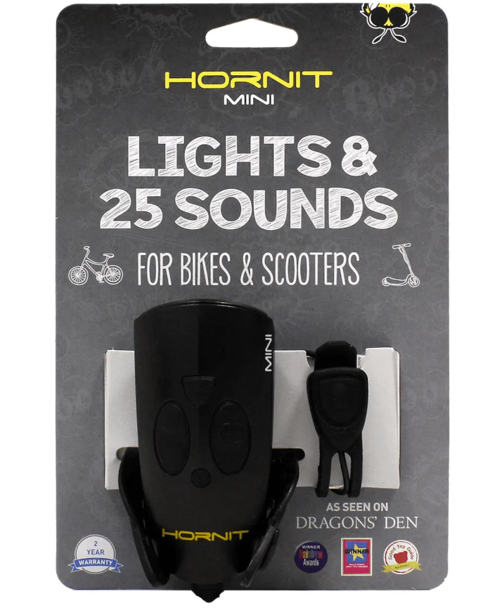 Hornit Mini Bicycle Cycle Bike Light Set Black 5353BLBL