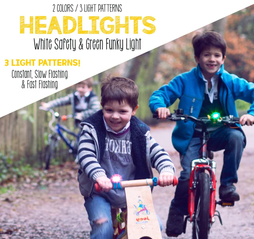Hornit Mini Bicycle Cycle Bike Light Set Green & Blue 5353GRBU - Image 4