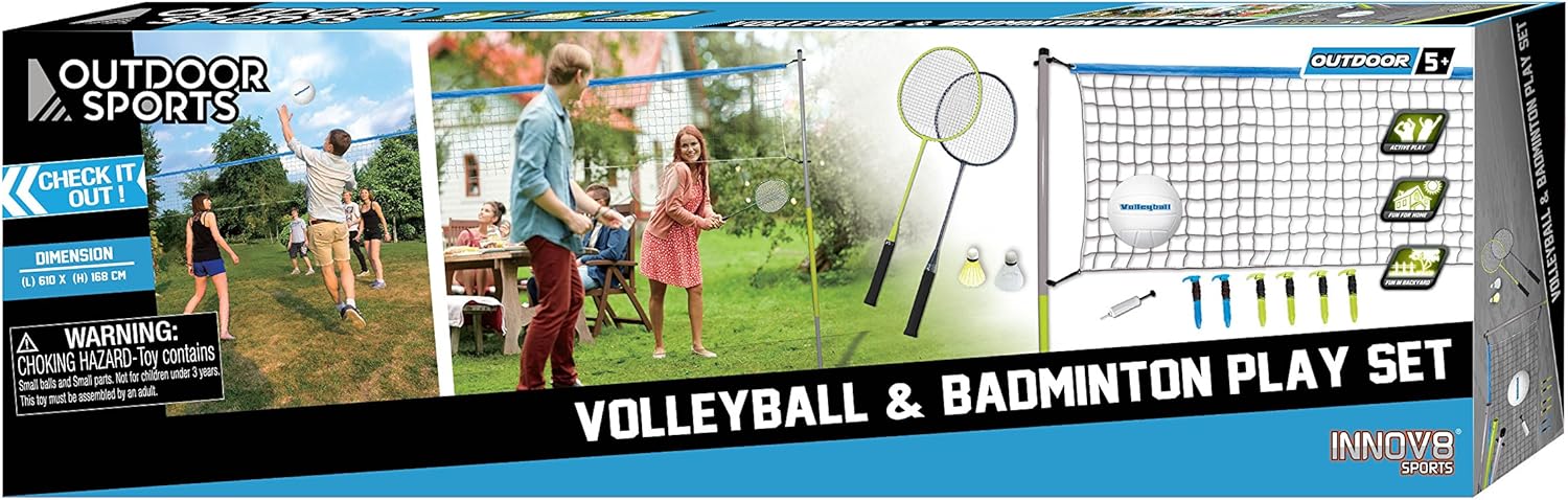 Hostfull Volleyball And Badminton Play Set - 77301 - Image 5