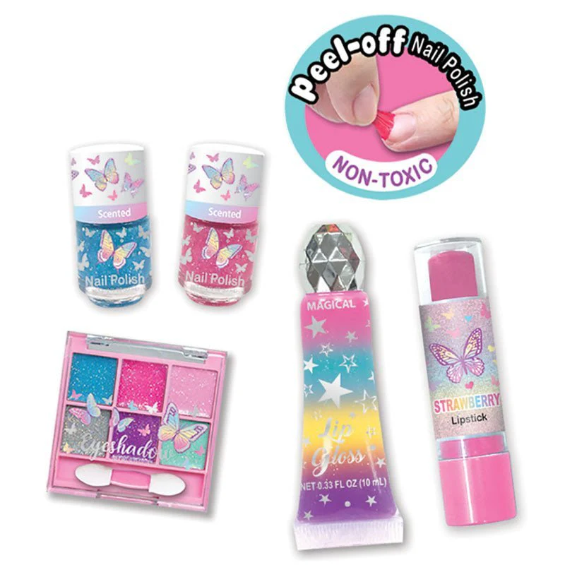 Hot Focus Girlz Beauty Cosmetic Bag Unicorn 068UC - Image 2