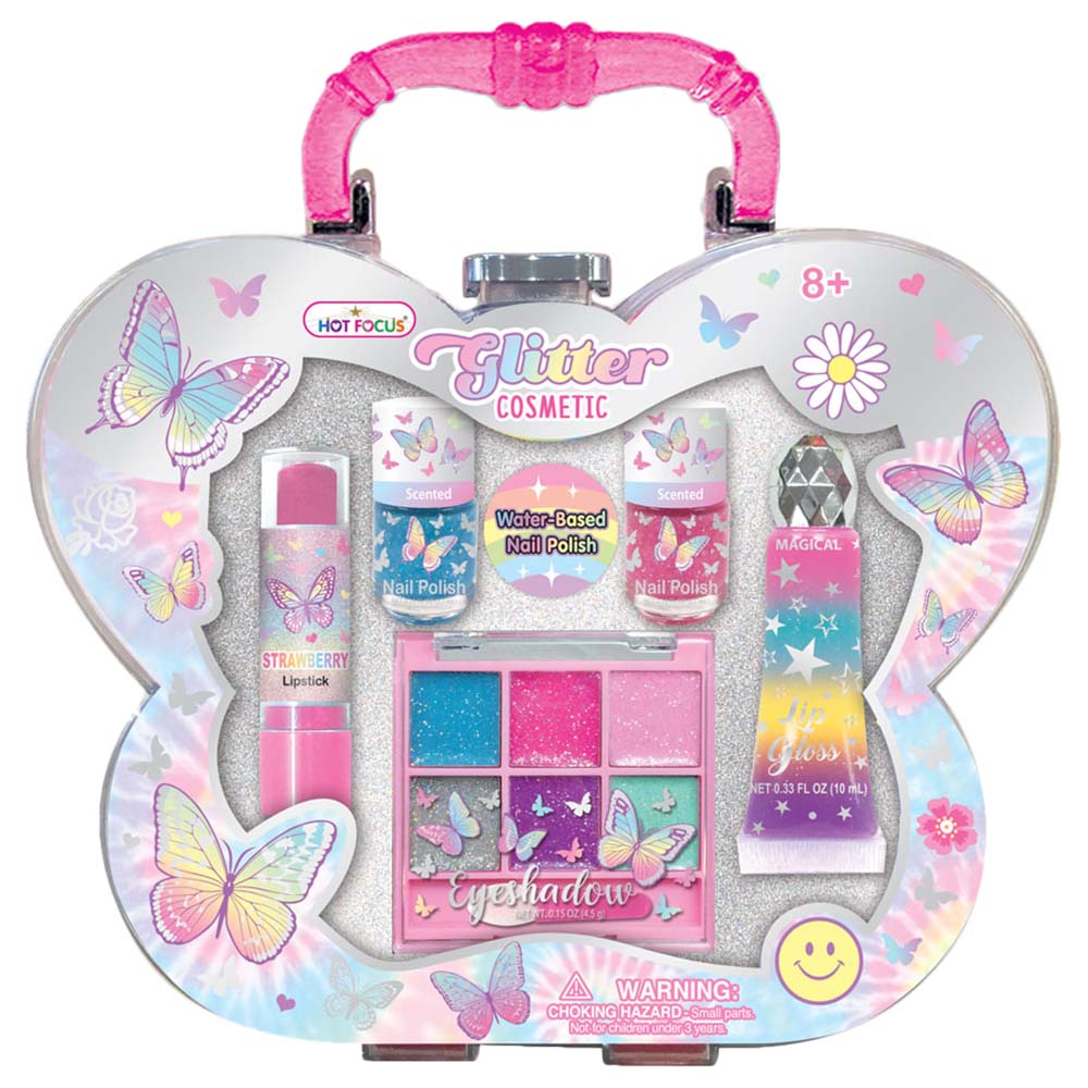 Hot Focus Glitter Cosmetic Butterfly 068TB
