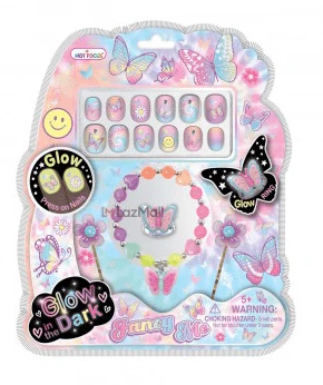 Hot Focus Glow In The Dark Fancy Me Tie Dye Butterfly 037TB