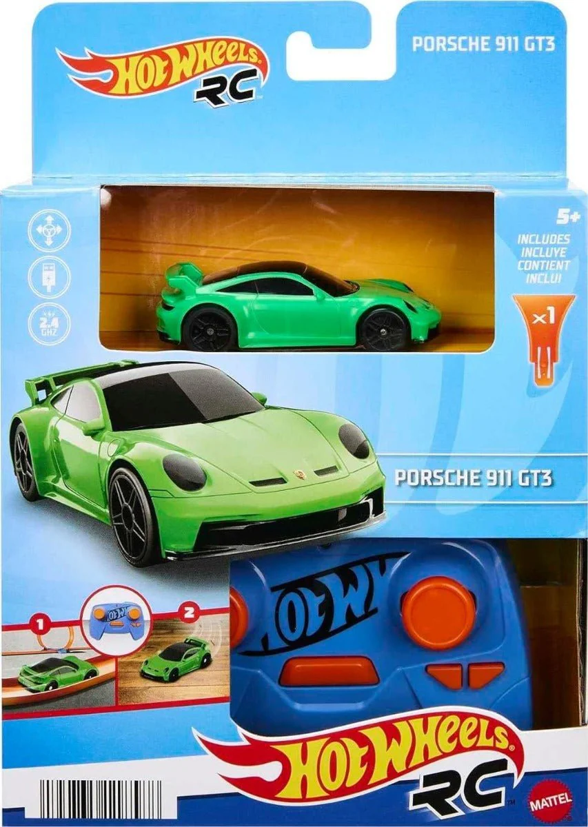 Hot Wheels 1:64 Porsche 911 Remote Controlled Car - Image 6