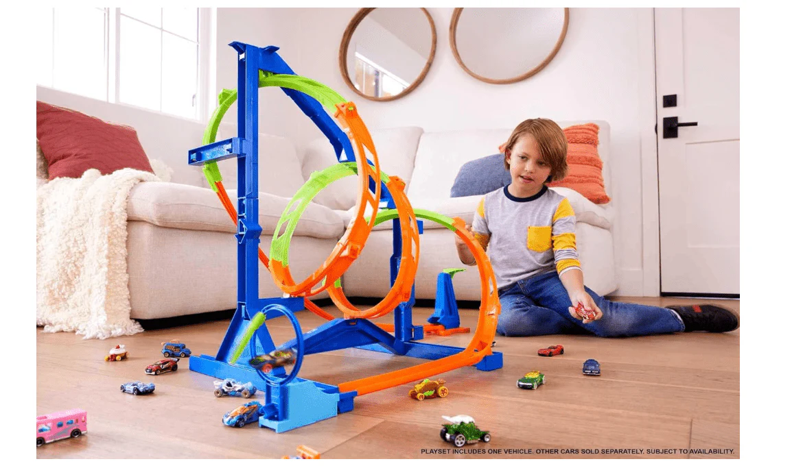 Hot Wheels Action Corkscrew Twist Kit Playset HMX41 - Image 2