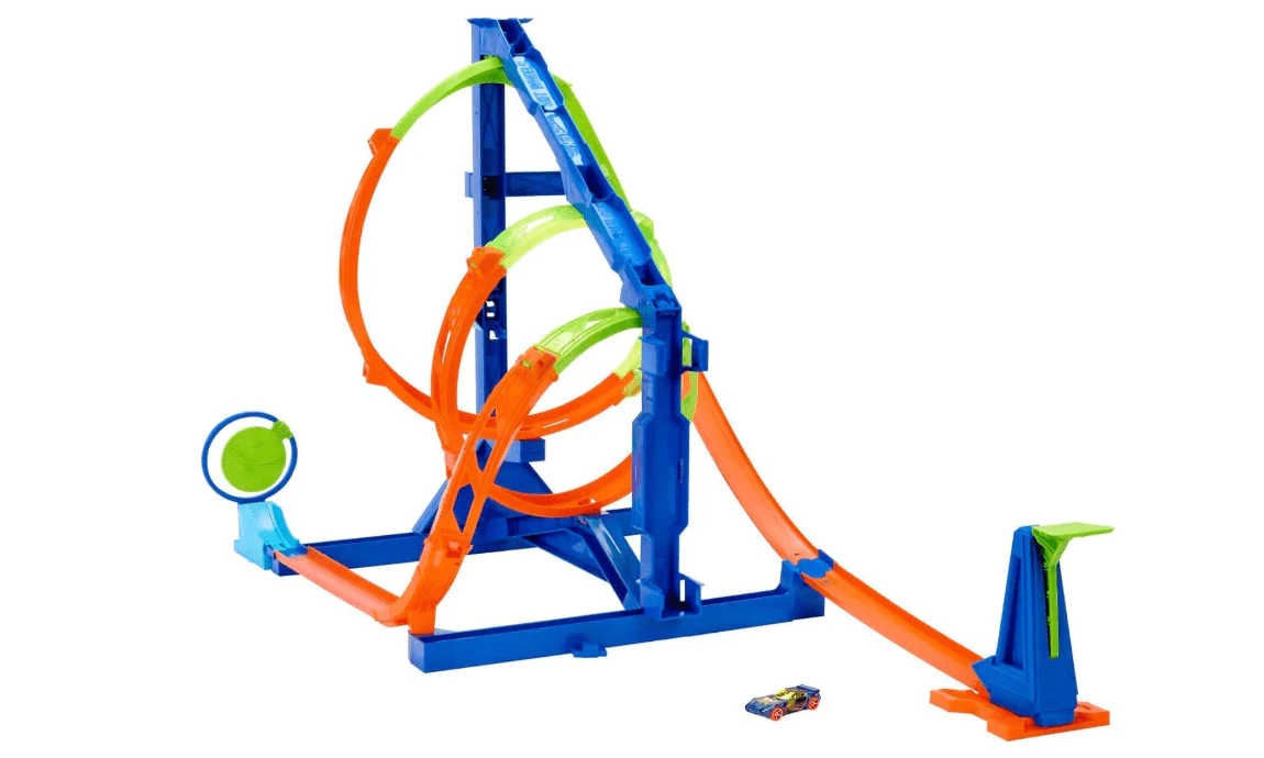 Hot Wheels Action Corkscrew Twist Kit Playset HMX41 - Image 3
