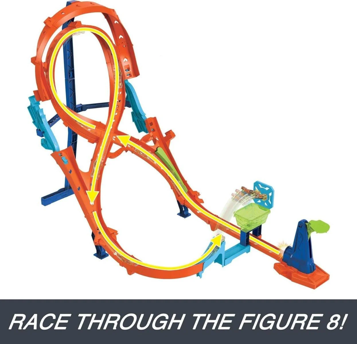 Hot Wheels Action Vertical 8 Jump Track Set - Image 3