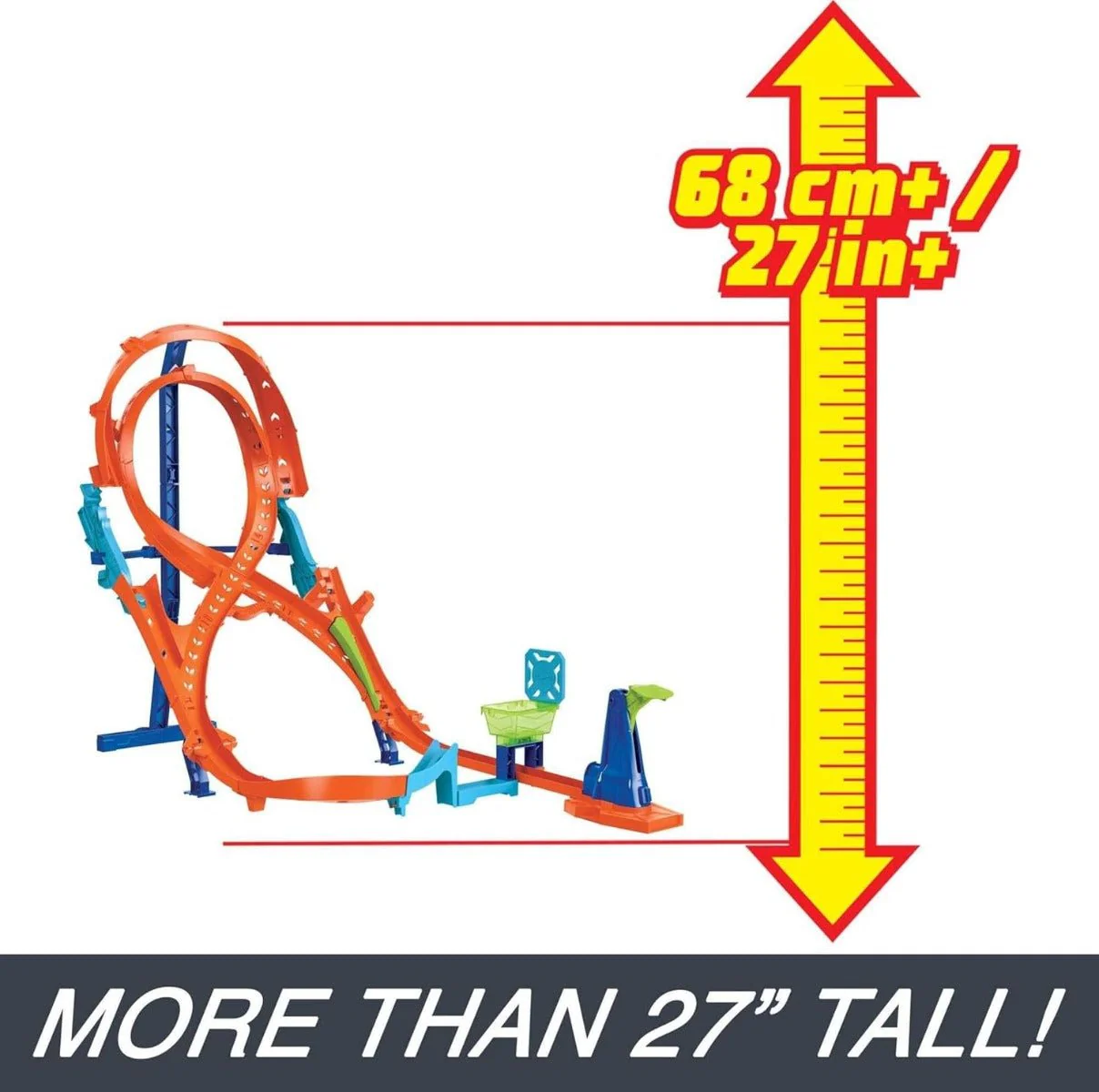 Hot Wheels Action Vertical 8 Jump Track Set - Image 4