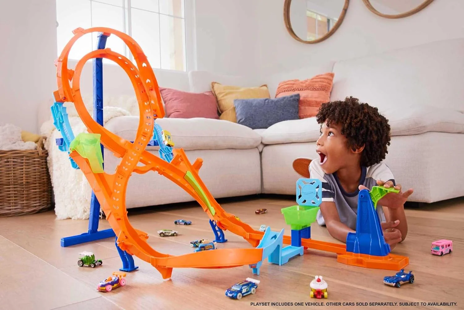 Hot Wheels Action Vertical 8 Jump Track Set - Image 5
