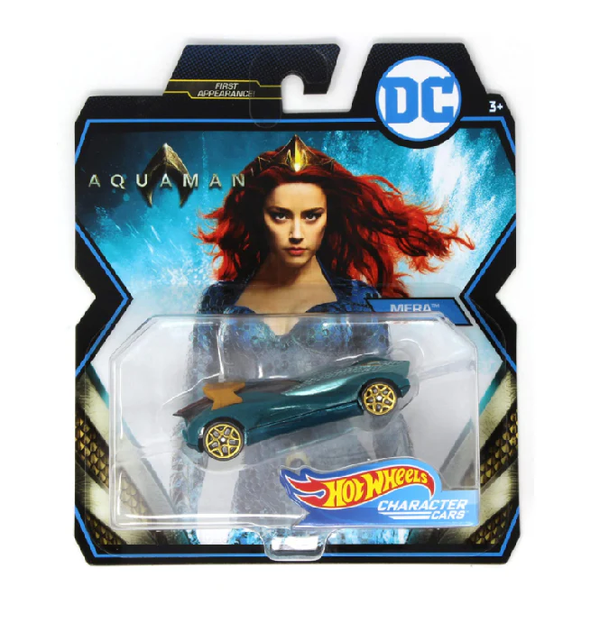 Hot Wheels Aquaman Mera DC Comics 1:64 Scale