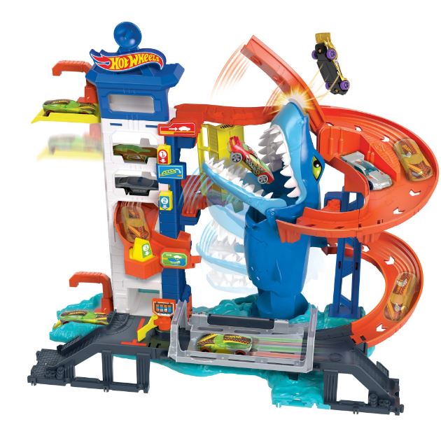 Hot Wheels Attacking Shark Escape Trackset HDP06 - Image 2