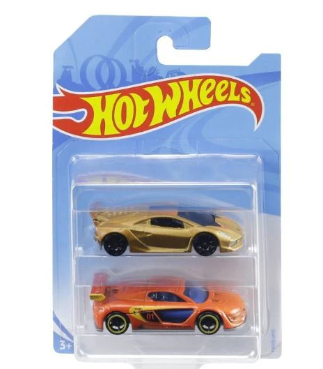 Hot Wheels Basic Car 2 Hot Wheels Cars in 1 Pack Assortment FVN40