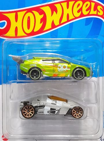 Hot Wheels Basic Car 2 Hot Wheels Cars in 1 Pack Assortment FVN40 - Image 3