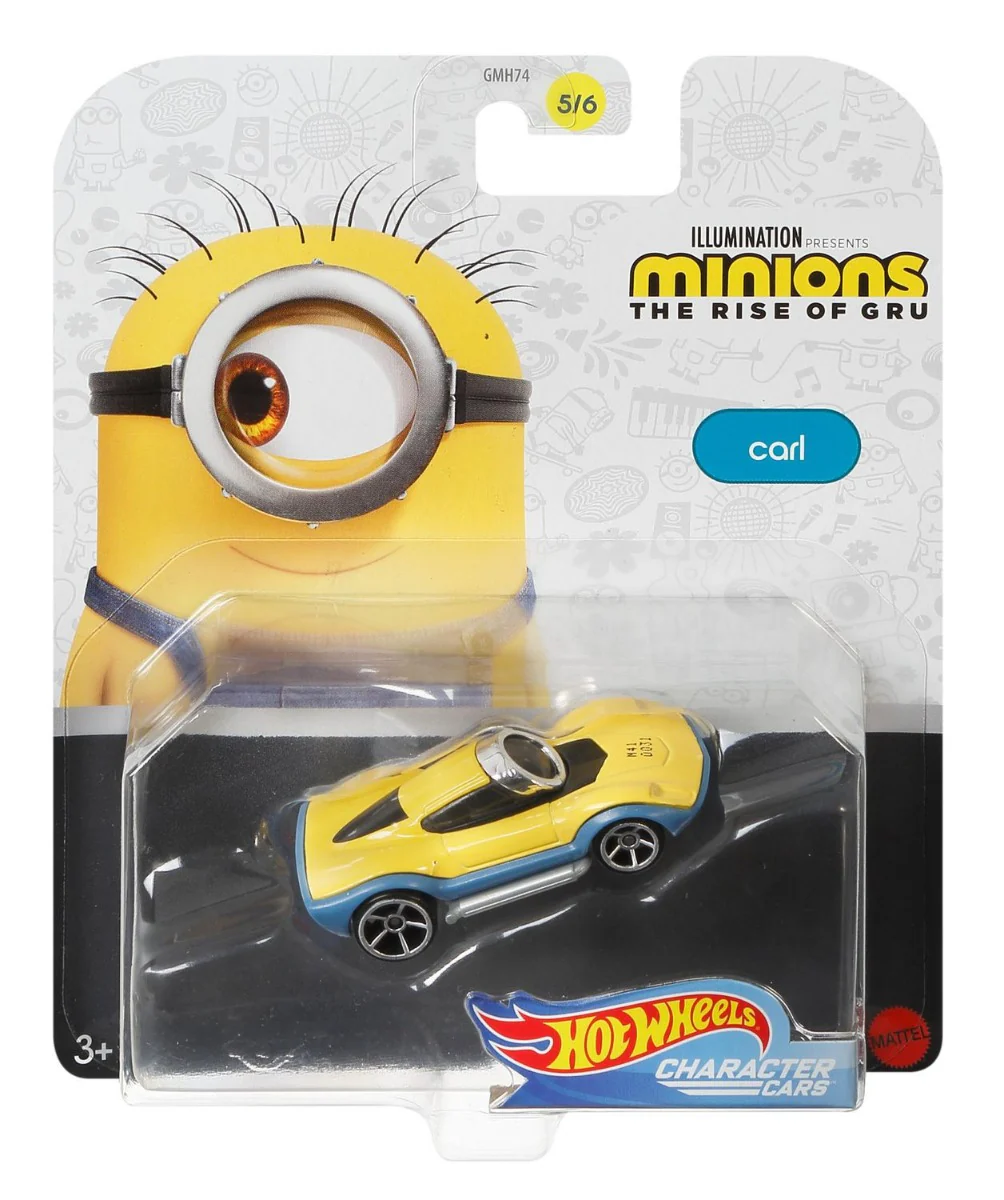 Hot Wheels Carl  Minions The Rise of Gru Character Cars GMH74