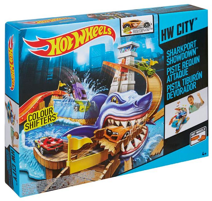 Hot Wheels City Colour Shifters Sharkport Showdown Playset BGK04 - Image 7