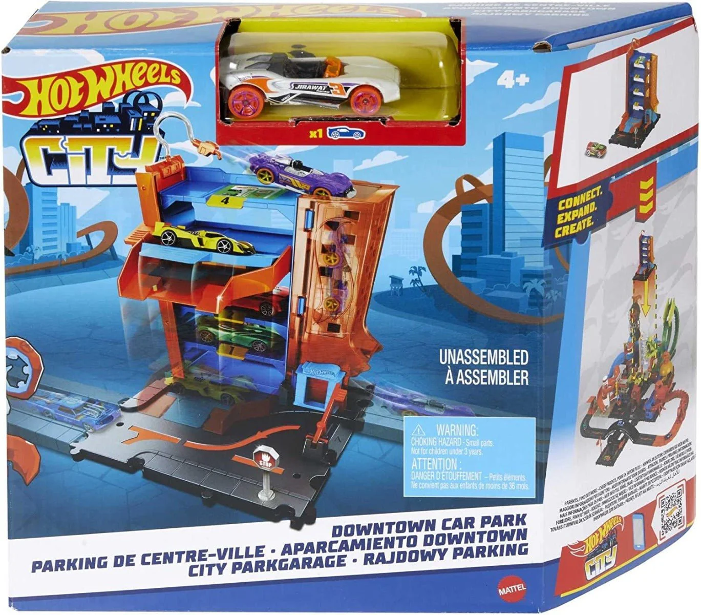 Hot Wheels City Downtown Car Park Playset HDR28
