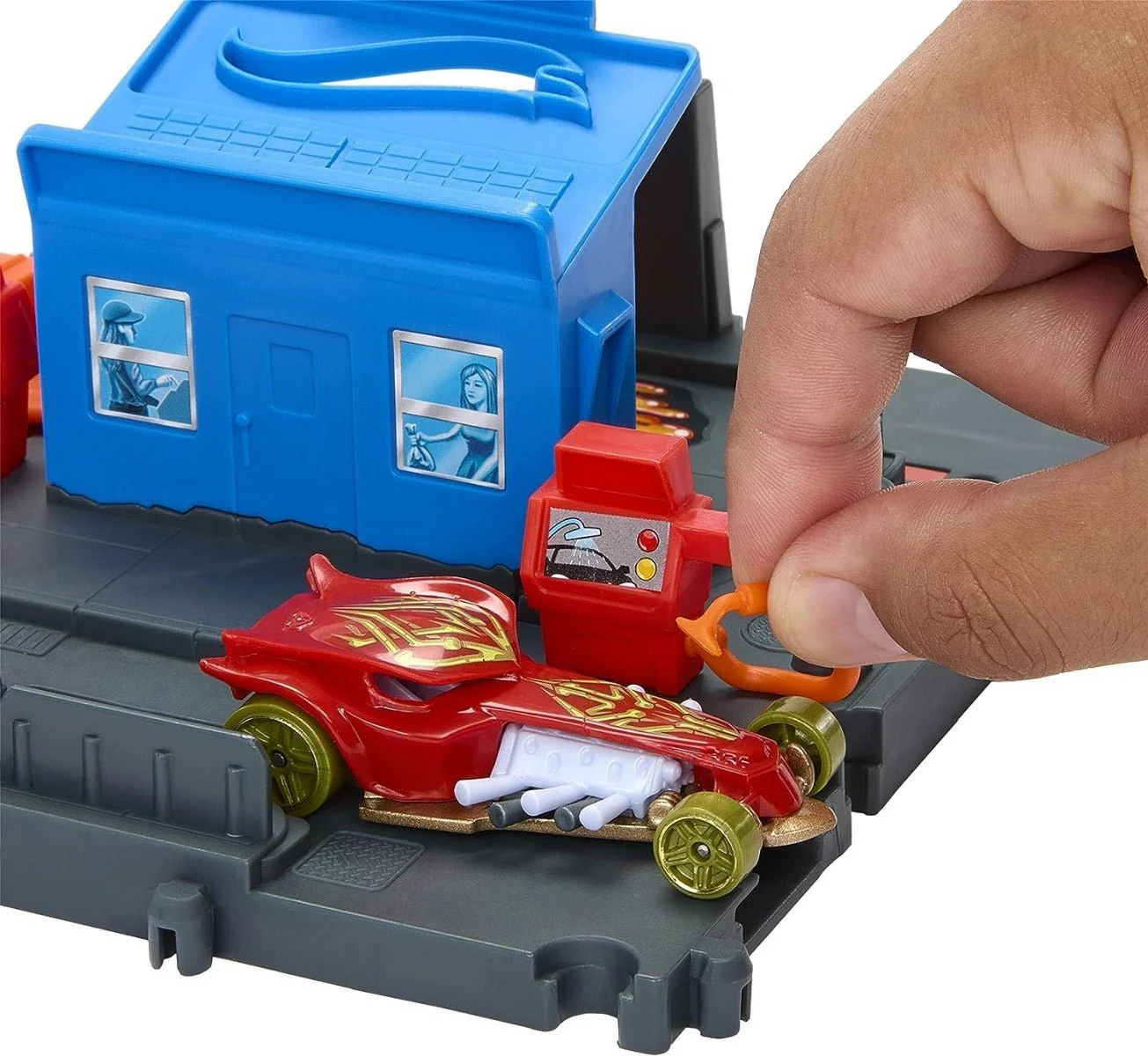 Hot Wheels City Fuel Station Shift Track Set HKX45/HMD53 - Image 4