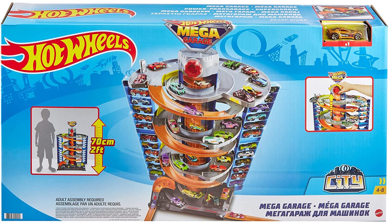 Hot Wheels City Mega Garage Playset GTT95 - Image 3
