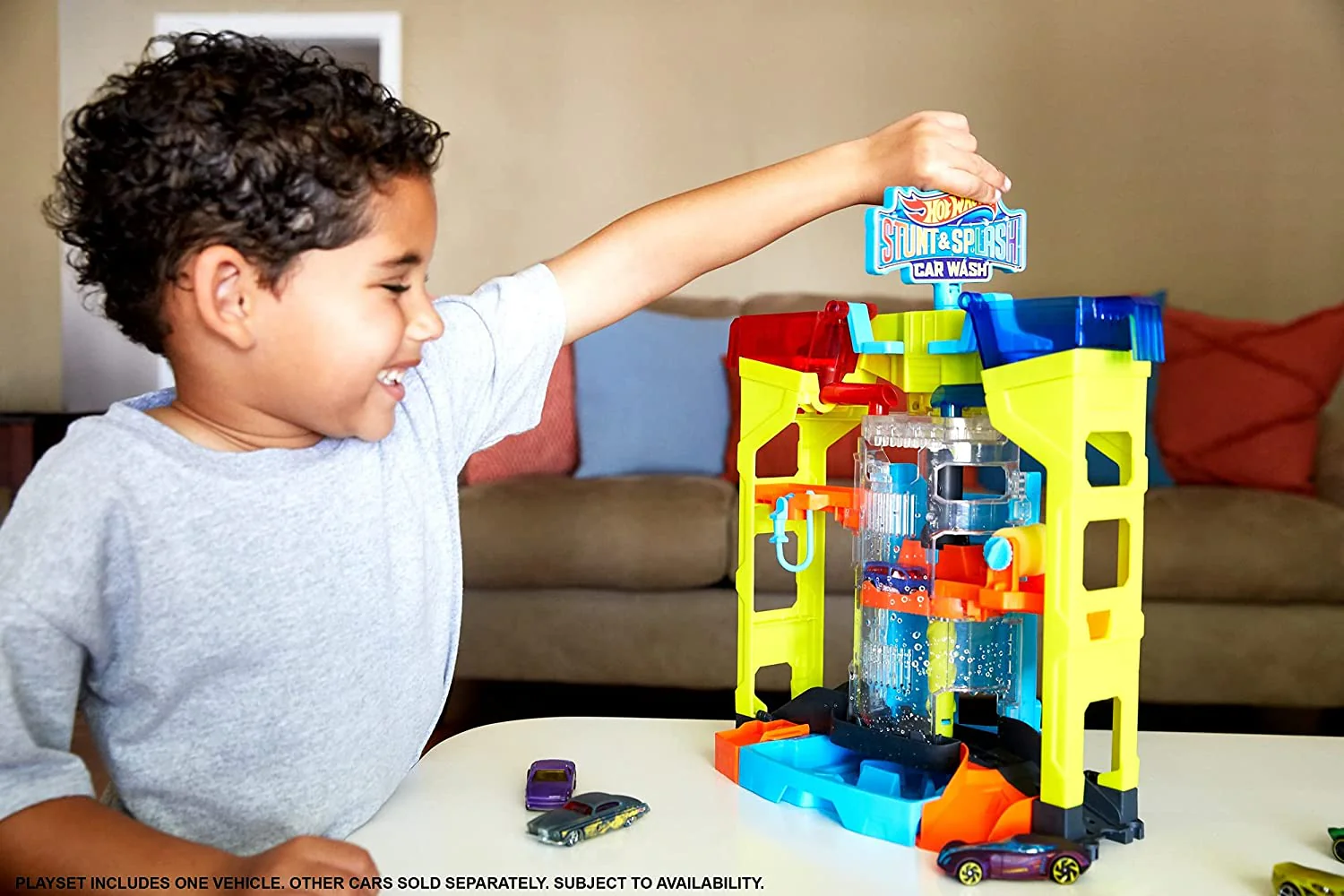 Hot Wheels City Stunt & Splash Car Wash GRW37 - Image 4