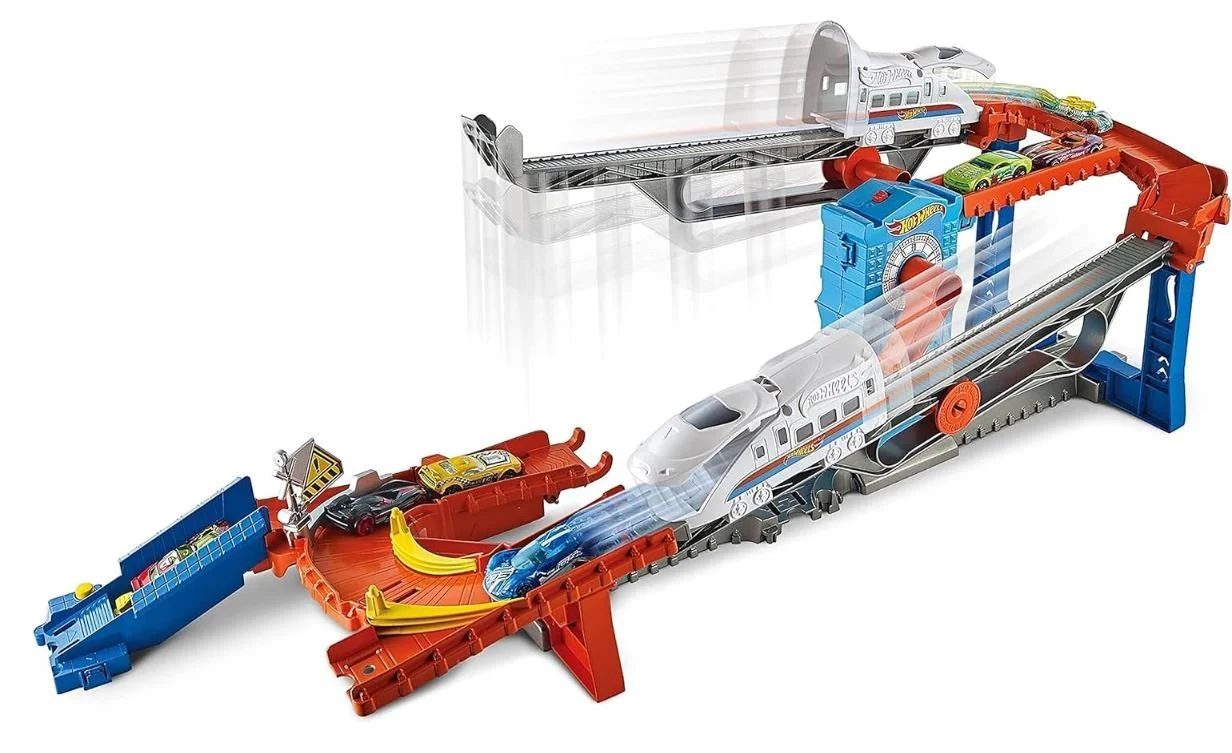 Hot Wheels City Stunt Train Express GRW38 - Image 5