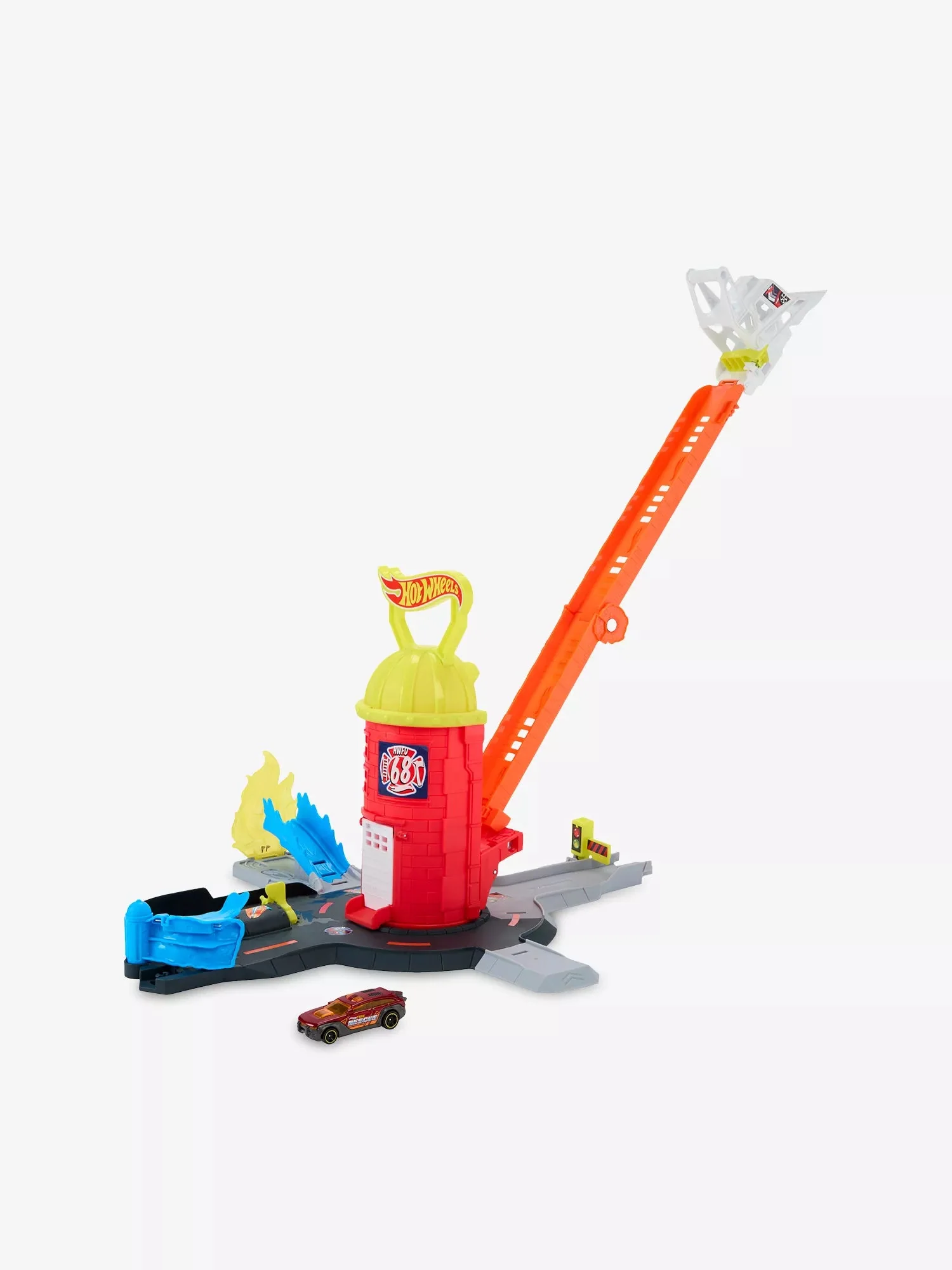 Hot Wheels City Super Fire Station Rescue JHL95 - Image 5