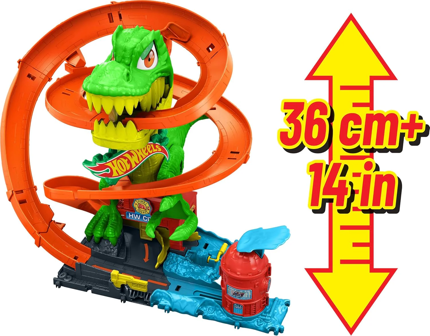 Hot Wheels City T-Rex vs Blaze Battle JBM73