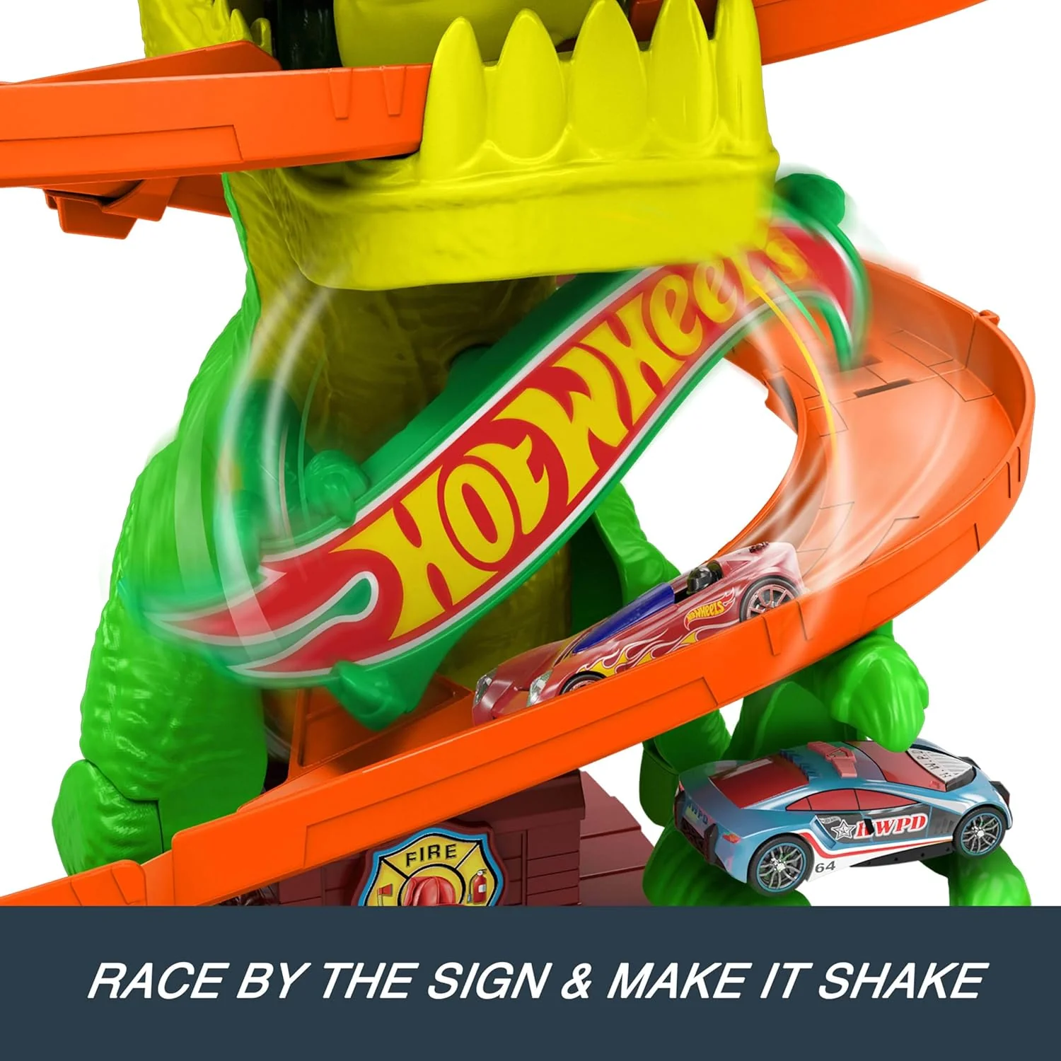 Hot Wheels City T-Rex vs Blaze Battle JBM73 - Image 3