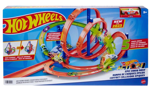 Hot Wheels Epic Crash Dash Track Set HNL97