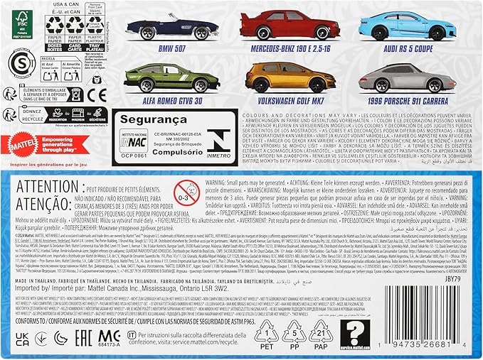Hot Wheels Themed Euro Style Multipack JBY79 - Image 5
